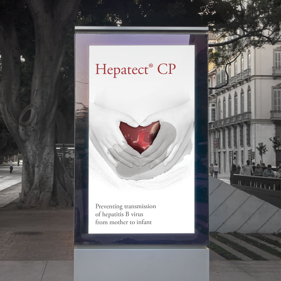 Hepatect CP key visual